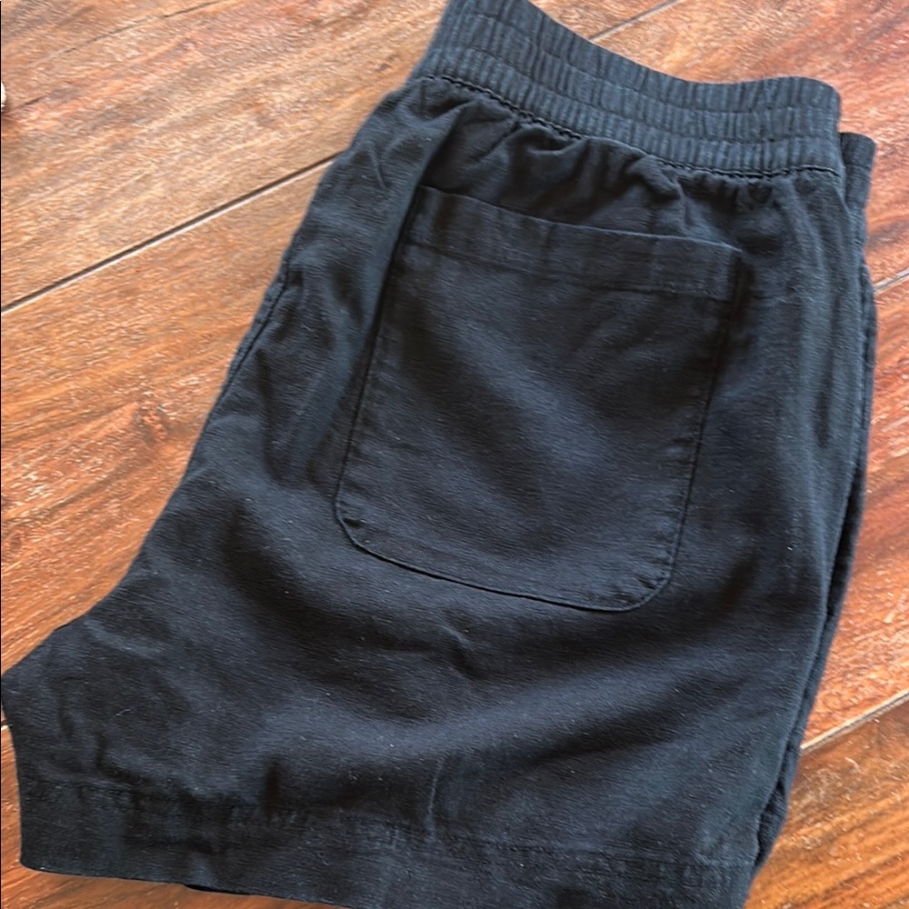Black Casual Shorts